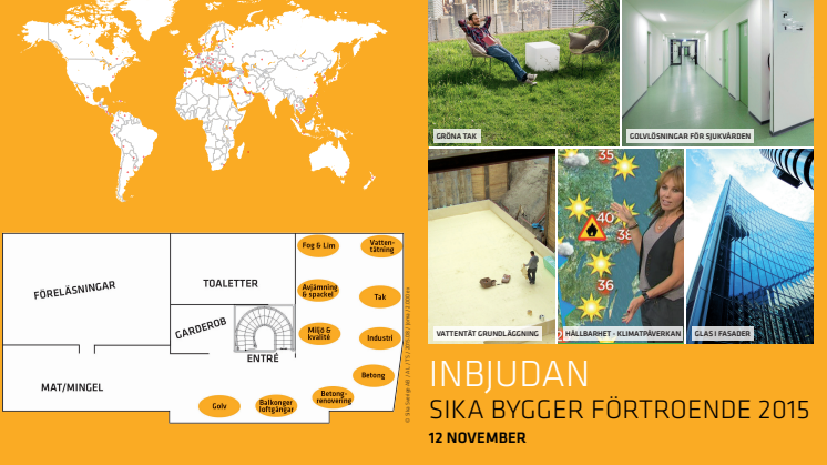 Inbjudan Sika bygger förtroende 2015