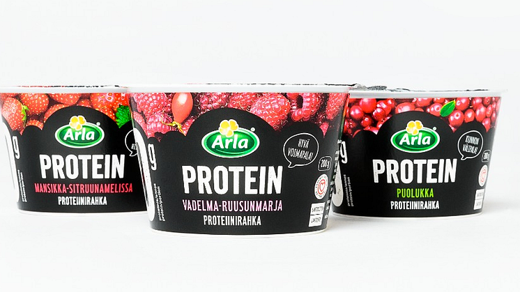 Arla valloittaa Ison-Britannian markkinat - suomalaisesta Arla Protein -rahkasta vientituote