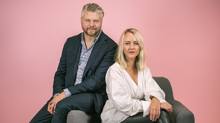 VD Tobias Franzén och Operativ Chef Paula Ruotsalainen på The Amazing Society