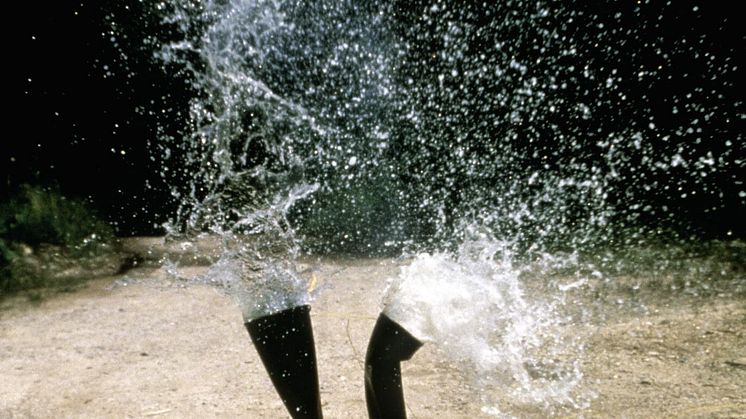 Roman Signer Wasserstiefel, 1986 Water Boots,  Courtesy konstnären/the artist Fotografi/Photography  Foto/Photo: Marek Rogowiec
