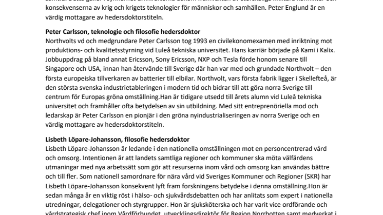 Motivations – Honorary doctors at Luleå University of Technology .pdf