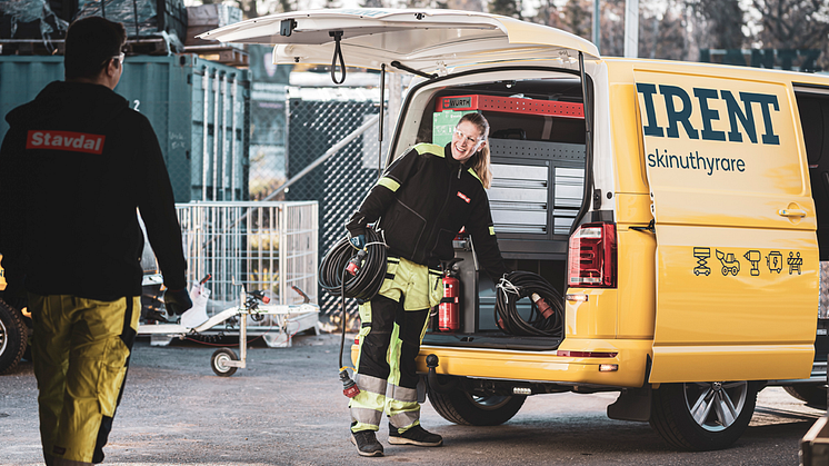 Ramirent och Stavdals gemensamma hemsida
