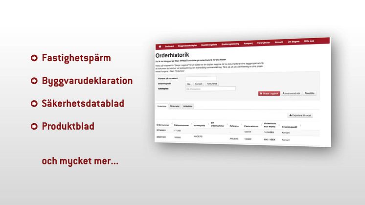 Bygma lanserar Digitala Loggboken