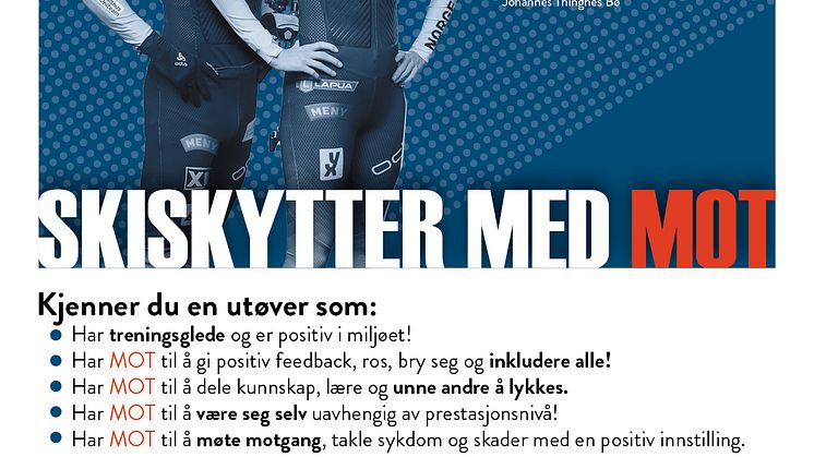Skiskytter med MOT til Granåsen 13.-15. september 