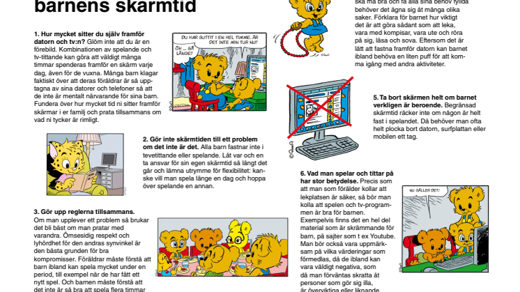 6 tips till föräldrar om barnens skärmtid