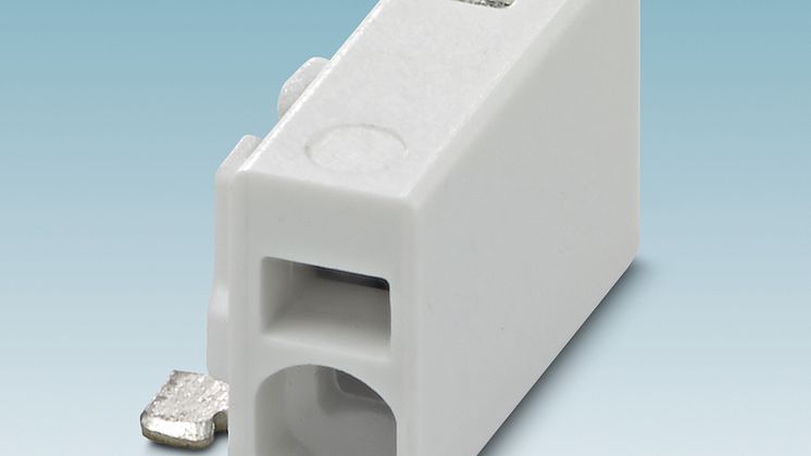 En-polet printkortklemme til LED applikationer