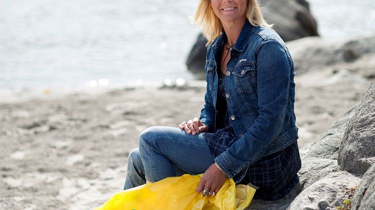 Louise Karlsson, ambassadör Städa Kust. Foto: Anders Deros.