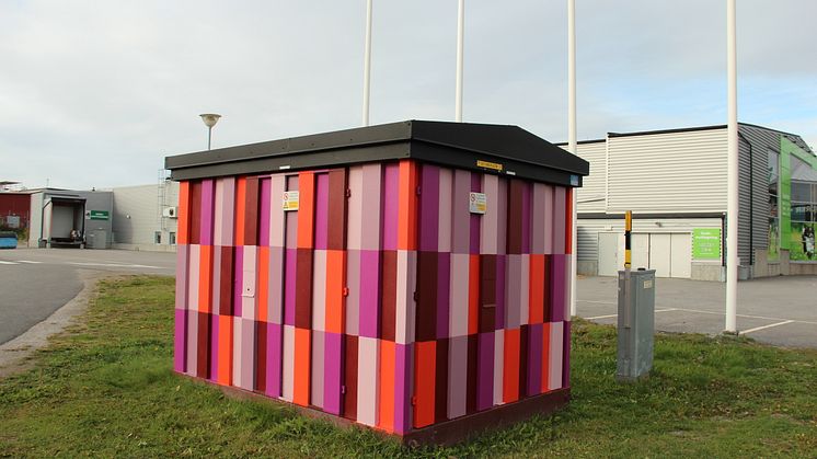 Först ut är en anläggning på Storheden som designats av Maria Näslund, varumärkeskommunikatör Luleå Energi. 