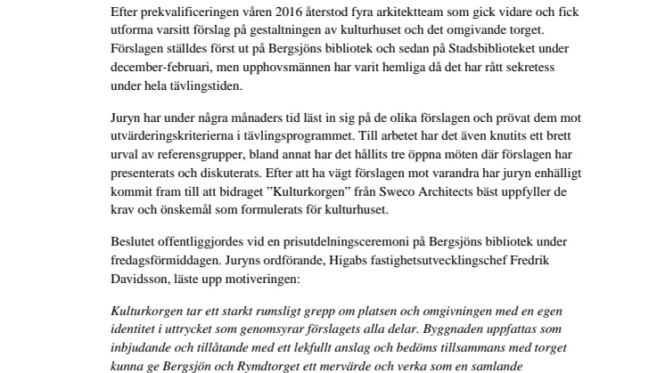 Så här kommer Göteborgs nya kulturhus se ut