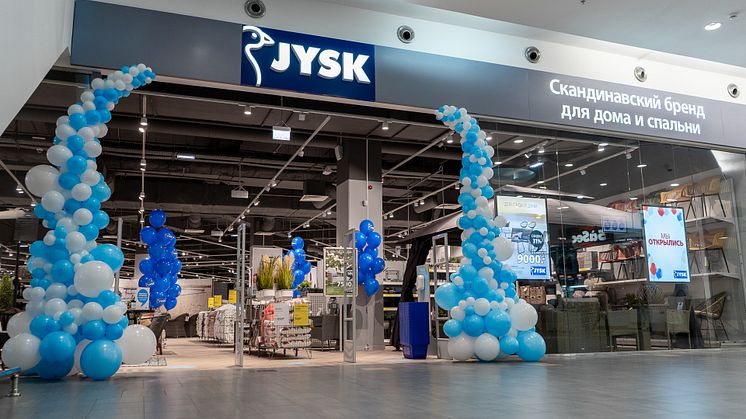 First JYSK store in Russia (Troyka Moscow)