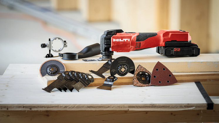 Hilti launches versatile multitool on cordless Nuron platform