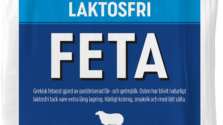 Naturligt laktosfri fetaost från Zeta