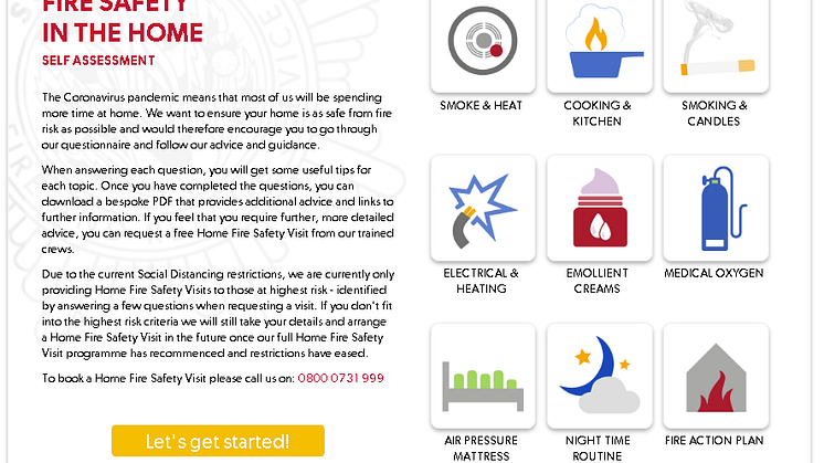 The easy to use fire safety quiz helps you stay safe at home and provides potentially life-savings tips