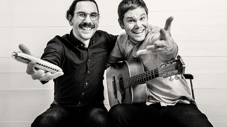 Musikerna Emil Ernebro och Filip Jers. Foto: Jonas Eklöf.