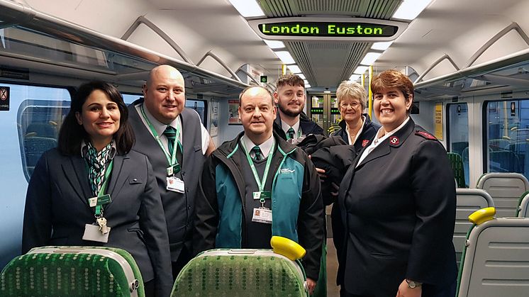 Euston uniform handover