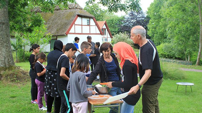 Barn från Malmö på natur- och kulturspaning