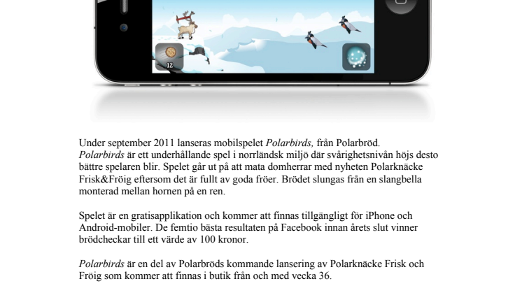 Polarbröd tar sig an spelbranschen