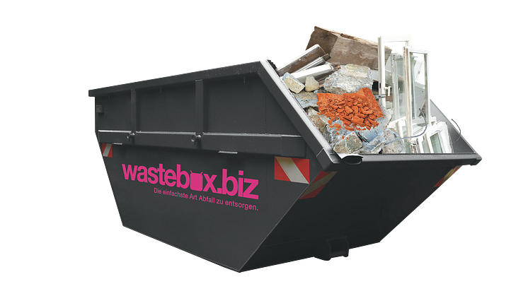 Wastebox Mulde freigestellt