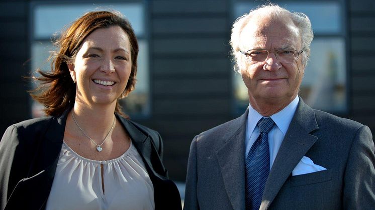 Hon visade kungen en bit av Västsverige