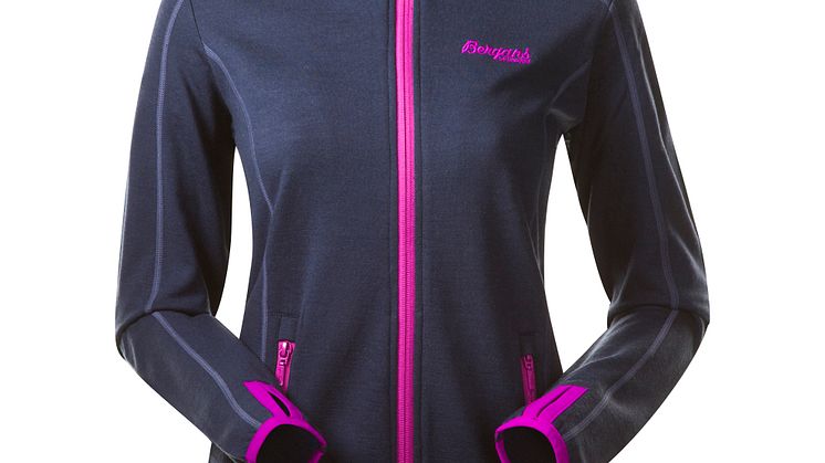 1849 Vikke Lady Jacket - Navy/Dk Tulip Pink