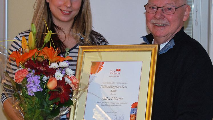 Folkbildningsstipendium till Miakel Hassel