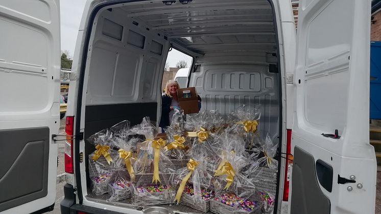 Letchworth Distribution Centre Easter egg donation