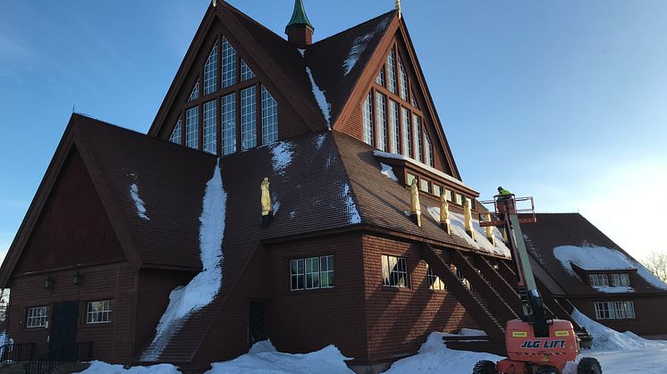 Ramirent blir ytterligare en viktig aktör i arbetet med att flytta Kiruna kyrka. 
