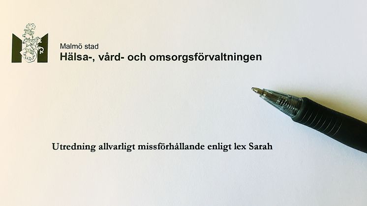 Hälsa-, vård- och omsorgsnämnden anmäler enligt lex Sarah