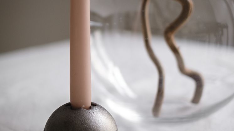 Orb ljusstaken i gjutjärn
