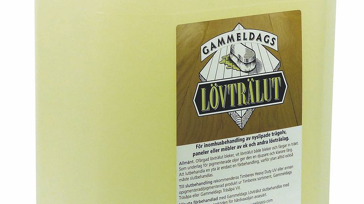 Gammeldags Lövträlut Vit 5L