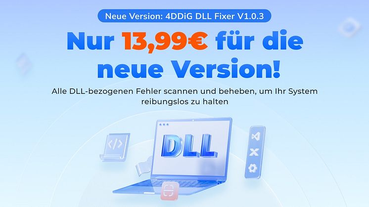 4DDiG DLL Fixer v1.0.3 um alle DLL-Fehler zu beheben