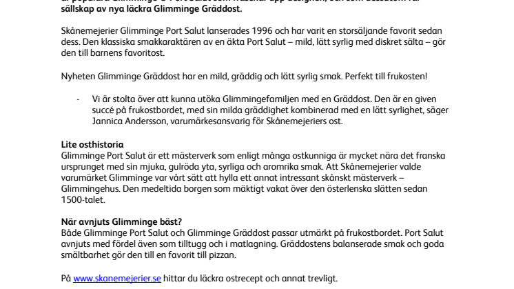 Glimrande ostnyhet förgyller frukostbordet