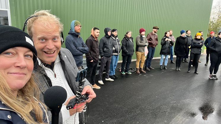 Sändningar från studiebesöken