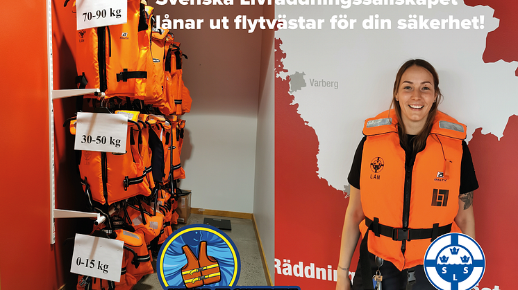 Emma Jansson depåansvarig Svenska Livräddningssällskapets regionförbund Halland