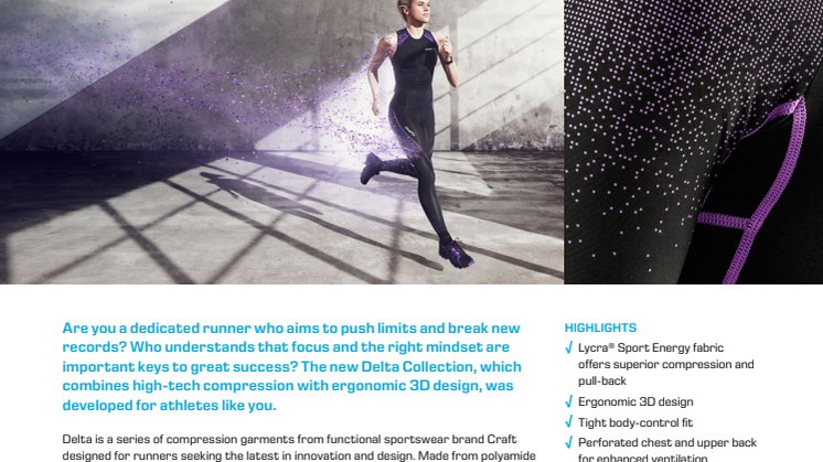 Tight collection that unites mind and body into a powerful whole – Craft Delta Collection