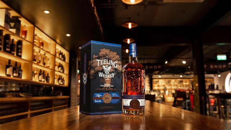 Teeling Wonders of Wood Single Pot Still Virgin Chinkapin Oak -prisbelönt Pot Still whiskey på spännande nya fat.
