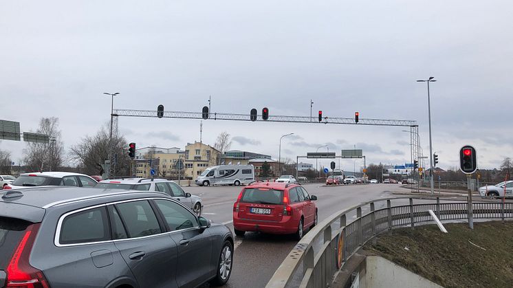 Korsningen Hamngatan/Älvgatan ska byggas om. Under tiden blir framkomligheten begränsad.