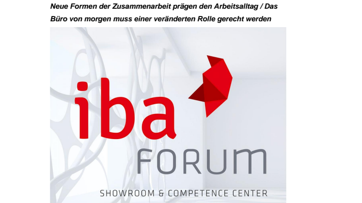Experten diskutieren aktuelle Trends zum Thema Mensch und Arbeit auf dem digitalen IBA Forum
