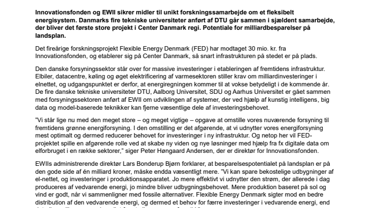 Forskning skal sikre billigere bæredygtig energi