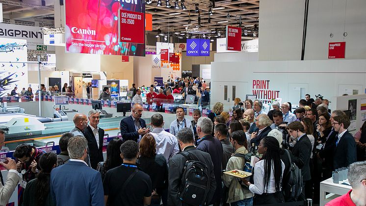 På FESPA välkomnade Canon 11 000 enskilda besökare till sitt utbud av digitala storformatslösningar