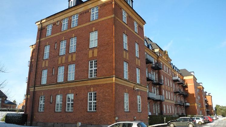 En av byggnaderna på Kasernhöjden