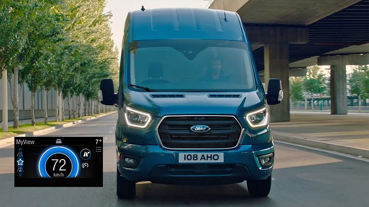 Ford EcoGuide wird als Bestandteil des Navigationssystems erstmals bei neuen Ford-Nutzfahrzeugen eingeführt