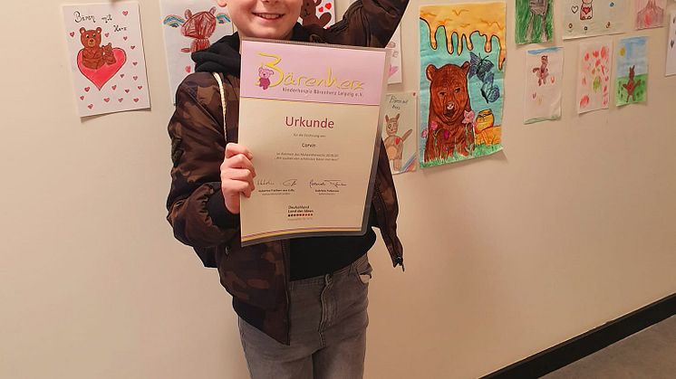 Projekt Malwettbewerb: „Bären mit Herz“ zieren nun das Kinderhospiz Bärenherz