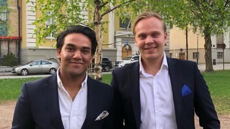Daniel Steen Aasvoll og Naeem Mohammed Rafique fra VB Konnerud Rør bestod svenneprøven med glans.