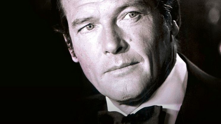 Sir Roger Moore. Courtesy of Eon Productions and Metro Goldwyn Mayer Studios. THE SPY WHO LOVED ME © 1977 Danjaq, LLC and Metro-Goldwyn-Mayer Studios Inc. and related James Bond Trademarks, TM Danjaq. All Rights Reserved.