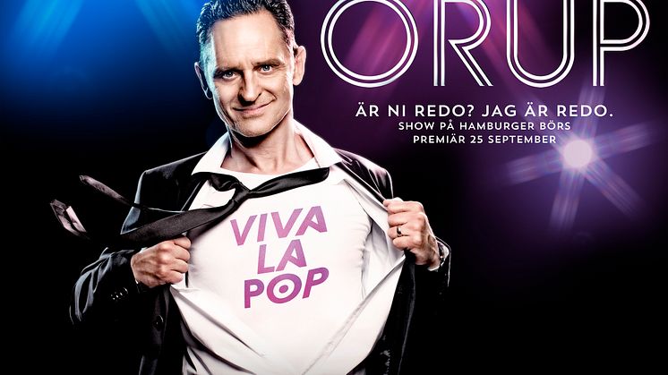 Viva La Pop – ny show med Orup på Hamburger Börs 