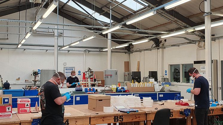 3D prinitng PPE components at Northumbria University