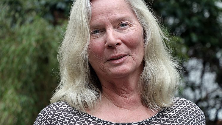 Maria Nyman, kursledare för "Skriv ut!".