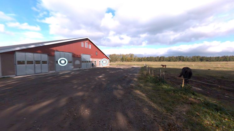Skånemejerier VR - Hästar gårdsplan