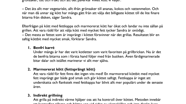 Sommarens hetaste grill-trender